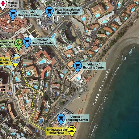 Playa Del Ingles, 4 Min A Pie De La Playa Apartamento Maspalomas  Exterior foto